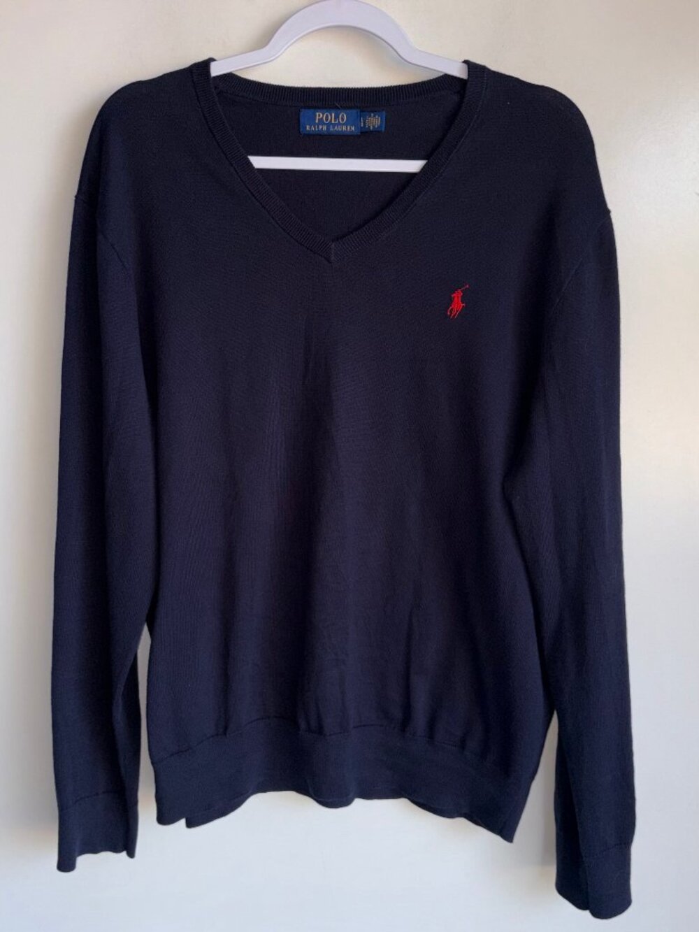 POLO Ralph Lauren V-Neck Sweater Men's Large